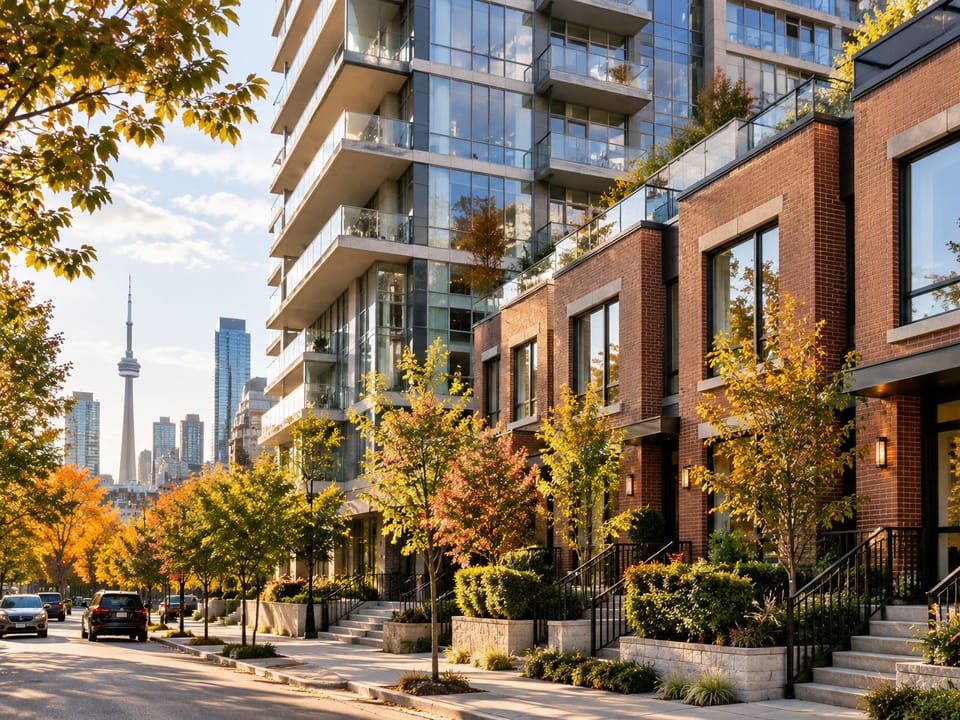 Modern Toronto residential building exterior